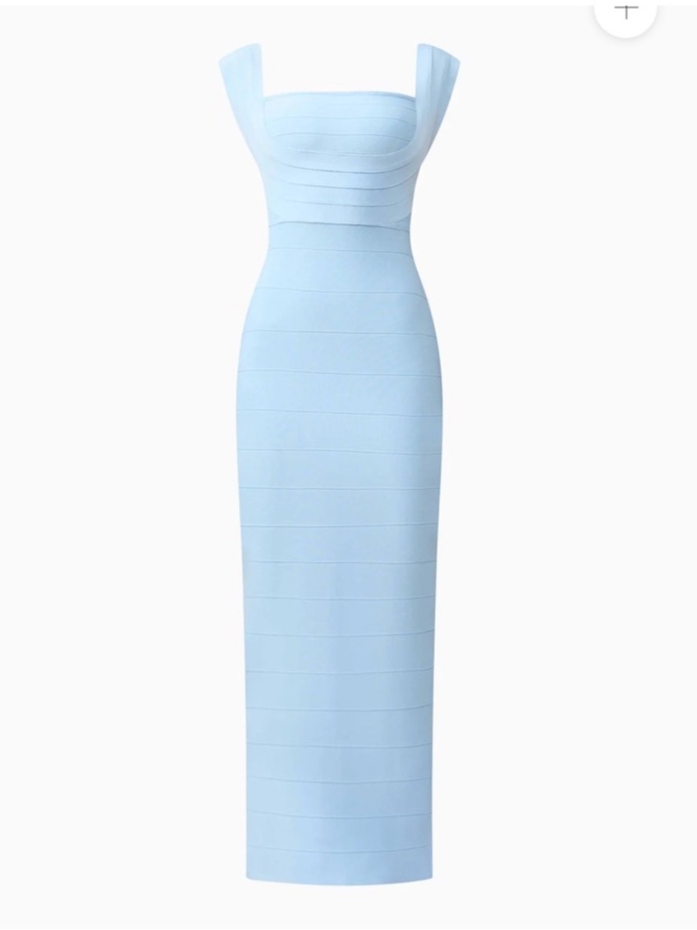 elliatt fiona blue fitted bodycon bandage knit maxi gown dress size medium NEW - Picture 15 of 17